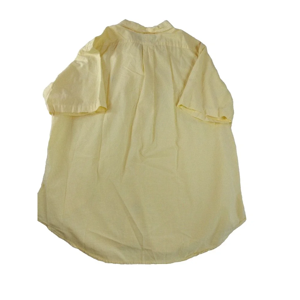POLO‎ RALPH LAUREN MEN'S CLASSIC FIT 100% COTTON SHIRT YELLOW CHECK SIZE XL